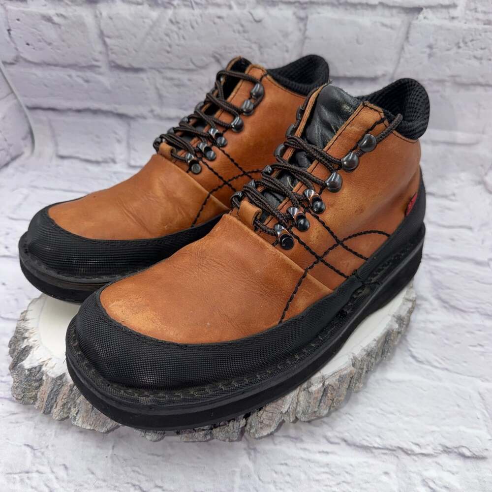 VTG Polo Jeans Co. Ralph Lauren Men’s 10D Hiking Sport Mountain Leather Boots - Picture 7 of 12